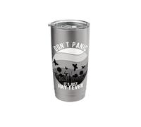 Allergy Sufferer Don't Panic It's Just Hay Fever Stainless Steel Insulated Tumbler