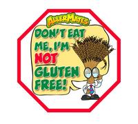 Allermates Kids Don't Eat Me Im Not Gluten Free 24 Sticker Pack
