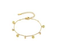 AllerPierce 18K Gold Plated Tree Life Bracelet for Women, Women’s Trendy Dainty Stackable Tree Of Life Bracelet Adjustable Link Chain Bracelets Anklet Gold Jewellery Gifts for Women Girls Christmas