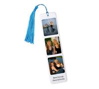AllerPierce Personalised Photo Bookmark Gifts for Women Men Teacher, Custom Picture Acrylic Book Marks, Personalised Memorial Photo Gifts for Graduation Birthday Christmas Mum Friends