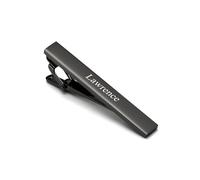 AllerPierce Personalised Tie Clip for Men, Custom Mens Stainless Steel Tie Bar Clips Gifts for Dad, Boyfriend, Husband, Groom, Personalised Gifts for Wedding, Business, Christmas,Father’s Day