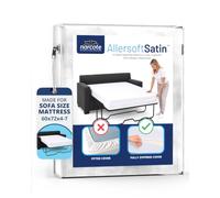 Allersoft| Queen Sleeper Sofa Mattress Cover with Secure Locking Zipper. Creates a Natural Seal On All Sides of Your Pull-Out Sofa Mattress from Liquids, Dust, Pet Dander, Pollen & More