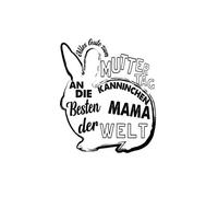 Alles Gute Zum Muttertag An Die Besten Kanninchen Mama Der Welt Women's T-Shirt - White - S - White