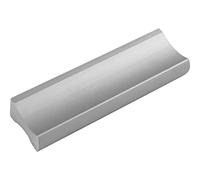 ALLES IM GRIFF Alto LA Furniture Handle 160 mm Flat Drawer Handle Width 200 mm Ideal Drawers Natural Anodised Aluminium