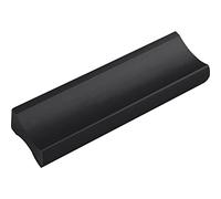 ALLES IM GRIFF Alto LA Furniture Handle 32 mm Flat Drawer Handle Width 58 mm Ideal Drawers Aluminium Black Matt