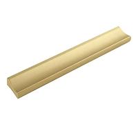 ALLES IM GRIFF Alto LA Furniture Handle 96 mm Flat Drawer Handle Width 120 mm Ideal Drawers Aluminium Matt Gold