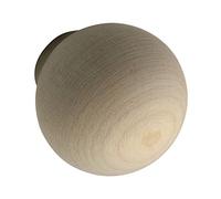 ALLES IM GRIFF Olwen Furniture Knob Diameter 30 mm Round Depth 34 mm Raw Maple