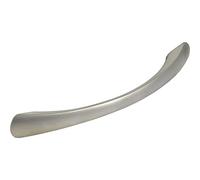 ALLES IM GRIFF Palheiro LA Furniture Handle 128 mm Curved Handle Width 165 mm Die-Cast Nickel Plated Matt