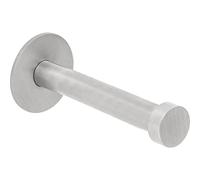 ALLES IM GRIFF Pirwa 1 Wall Hook for Hanging Heavy Duty, Single Wall Hook with Base Plate, Depth 72 mm, Brushed Stainless Steel