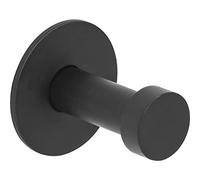 ALLES IM GRIFF Pirwa 1 Wall Hook Single Coat Hook with Base Plate Depth 32 mm Steel Black Matt