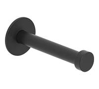 ALLES IM GRIFF Pirwa 1 Wall Hook, Single Wall Hook with Base Plate Depth 72 mm, Steel Black Matt