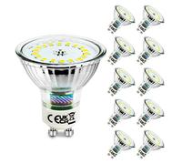 Allesgute 10x 5W GU10 LED Bulbs, Cool White 6000K 500LM GU10 LED Light Bulbs Equivalent to 45W Halogen Bulb, 120° Beam Angle Energy Saving Spotlight Bulbs 240V