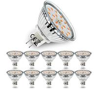 Allesgute 10x 5W GU5.3 LED Light Bulbs, MR16 LED Bulbs Warm White 3000K, 450lm Bright Energy Saving Spot Lights Eqv.45W Halogen Spotlight, 12V Bi-Pin Lightbulb, 120° Beam Angle