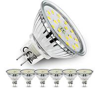 Allesgute 6X 5W GU5.3 LED Light Bulbs Cool White 6000K 450lm 12V | Replace 45W Halogen Lamp,120°Beam Angle GU 5.3 Spotlights,2 Pin Energy Saving Lightbulb