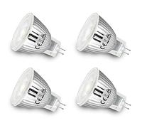 Allesgute GU4 LED Bulbs 5 W, MR11 LED Spot Light Bulb Spotlight Light 12 V AC/DC, 35 mm Diameter, 400 lm, Neutral White, Not Dimmable, LED Bulbs, Light Bulbs, Ceiling Spotlights, Set of 4