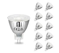 Allesgute Pack of 10 GU4 MR11 LED Bulbs 5W 12V - 400LM - Natural White 4500K - Replacement 45W Halogen - Non-Dimmable - Energy Saving
