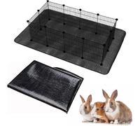 Alleshelfer Waterproof Pet Playpen Mat, 150 x 100 cm, Pipipads Guinea Pigs for Guinea Pig Cage, Tarpaulin Floor, Reusable Base for Rabbits, Ferrets and Other Small Animals