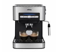 ALLESM Wëasy KFX32 Automatic Pressure 20 Bar Stainless Steel Espresso Machine, Portable, 4 Modes, 1.6L Tank, Cup Warmer, Steam Nozzle, Filters & Measuring Spoon Included, Coffee & Milk Drinks