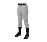 Alleson Ahtletic Women's Fastpitch/Softball Belt Loop Pant Grey
