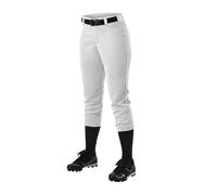 Alleson Ahtletic Women's Fastpitch/Softball Belt Loop Pant White