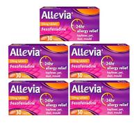 Allevia Allergy Tablets | 120mg Fexofenadine | 24hr Relief Acts within 1 Hour | Non-drowsy in Most People | Relieves Hayfever, Pet, Dust and Mould Allergies | 150 Tablets