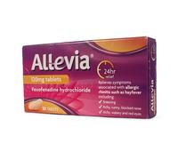 Allevia 120mg Tablets; Non-Drowsy Allergy Relief: 60 Tablets