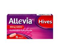 Allevia Hives 180mg 15 Tablets