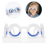 Alleviate Motion Sickness Anti-Nausea Smart Glasses, Portable Anti-Dizziness Liquid Glasses, Carsickness Airsickness Seasickness Glasses, Natural Nausea Relief Glasses for Kids Adults