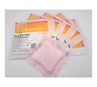 Allevyn Gentle Border 10cm x 10cm Pack of 5 - REF: 66800270