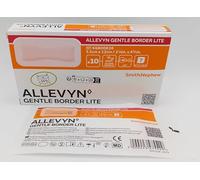Allevyn Gentle Border Lite 5.5cm x 12cm Box of 10 - REF: 66800836