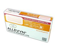 ALLEVYN Gentle Border LITE Silicone Gel Adhesive HYDROCELLULAR 5.5CM X 12CM - 10 DRESSINGS