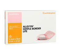 ALLEVYN Gentle Border LITE Silicone Gel Adhesive HYDROCELLULAR 5.5CM X 12CM - 10 DRESSINGS