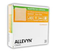 Allevyn Non-Adhesive 10 x 10 cm - Effective Allevyn Plaster Bandage - Long Lasting 7 Day Use - 10 Units Per Package