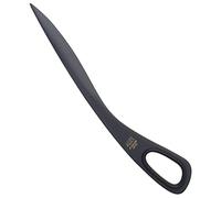 ALLEX Letter Opener Black 6.7" Sword Envelope Opener Knife, Razor Japanese Stainless Steel Blade (Non-Stick Fluorine Coating), Mail Opener Paper Knife Tool All Metal, Made in Japan