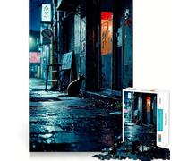 Alley Cat Adults 1000 Piece Jigsaw Puzzle Think Exercise Game Zero Gap Bonding Activity for Loved Ones (38x52cm)