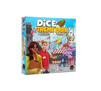 Alley Cat Games Dice Theme Park Board Game - Blue Version | Strategic Dice Placement & Combo Building Park Builder Game, Family Strategy Game with Attractions, Mascots