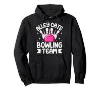 Alley Cats Bowling Team Pullover Hoodie
