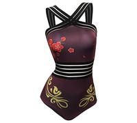 Alleyon Genshin Impact Bathing Suit Womens Hu Tao Venti Swimsuit Kazuha Scaramouche Anime Bikini Cosplay, Hu Tao-2, S