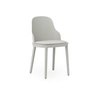 Allez Dining Chair Canvas Upholstered Warm Gray