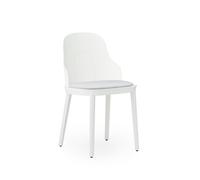 Allez Dining Chair Canvas Upholstered White