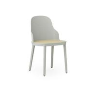 Allez Dining Chair w. Wicker Warm Gray