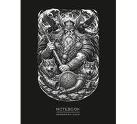 Allfather Notebook - Norse Mythology Journal: Norse God of Wisdom & War Art | Viking Allfather Raven & Wolf Design | For Writers, Artists & Fantasy Fans (Ragnarok Saga)