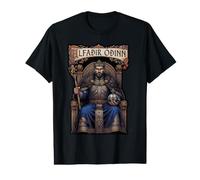 Allfather Odin Alfadir Norse Mythology Throne Graphic Value Graphic T-Shirt