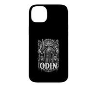 Allfather One Eye Sees All Odin Wolves Runes Case for iPhone 14 Plus