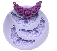 Allforhome 3 Cavity 4.4cm Mini Flower Silicone Sugar Resin Craft DIY Moulds Gum Paste Flowers Cake Decorating Fondant Mold