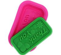 Allforhome Thank You Silicone Oven Candy Making Moulds DIY Chocolate Mold Handmade Soap Moulds
