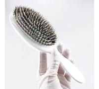 AllForYou Boar Bristle Paddle Hair Brush Massage Comb Anti Static Detangling Hair Comb Scalp Care Massage Brush Barber Hairdressing Tools