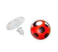 AllForYou jewelry Juno-Miraculous Ladybug Animal Earrings for Women Party Gift Anime Jewelry Women earrings