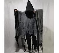 ALLFORYOU Unisex Halloween Ghost Dementors Cosplay Costume Gothic Horror Zombie Tattered Hooded Capes Day Of The Dead Party Props Cloaks