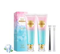 Allfound Toothpaste, Allfound Radiant Whitening Toothpaste, Niacinamide Whitening Toothpastes, Fresh Breath (2pcs)